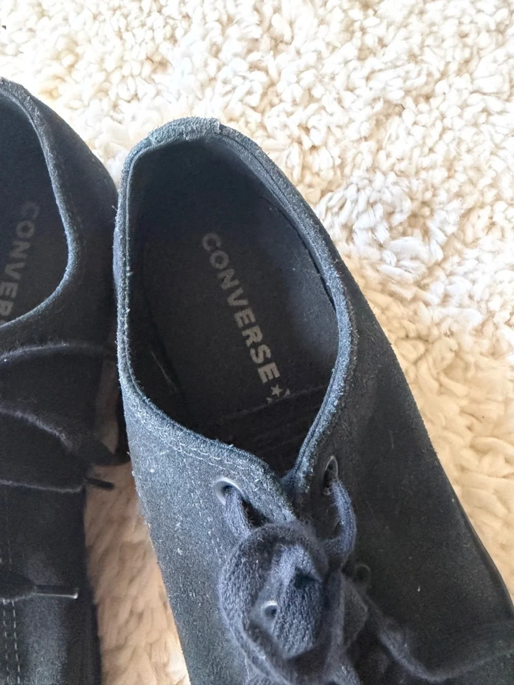 Classic Converse like new skater, athletic trendy Men's Black Low-Top Canvas Sne